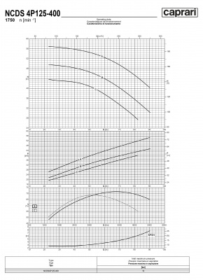 Одноступенчатые горизонтальные центробежные насосы Caprari NCDS 4P125-400 1750 Одноступенчатые горизонтальные центробежные насосы Caprari NCDS 4P125-400 1750