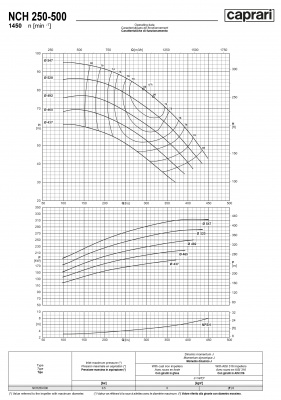 Одноступенчатые горизонтальные центробежные насосы Caprari NCH 250-500 1450 Одноступенчатые горизонтальные центробежные насосы Caprari NCH 250-500 1450