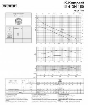Сухая установка фекального насоса Caprari K-KOMPACT 4 DN 150 KKCM150H Сухая установка фекального насоса Caprari K-KOMPACT 4 DN 150 KKCM150H