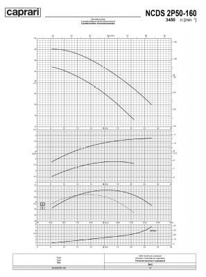 Одноступенчатые горизонтальные центробежные насосы Caprari NCDS 2P50-160 3450 Одноступенчатые горизонтальные центробежные насосы Caprari NCDS 2P50-160 3450