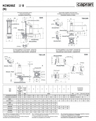 Погружные канализационные элктронасосы Caprari KCM250Z(N) Погружные канализационные элктронасосы Caprari KCM250Z(N)