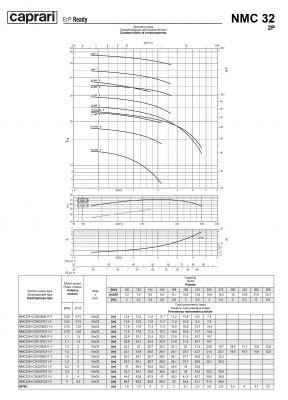 Поверхностные одноступенчатые консольно-моноблочные насосы Caprari NMC 32 2P Поверхностные одноступенчатые консольно-моноблочные насосы Caprari NMC 32 2P