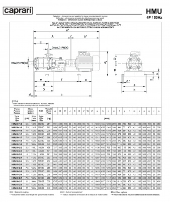 Горизонтальные секционные насосы высокого давления Caprari NMU 2900 Горизонтальные секционные насосы высокого давления Caprari NMU 2900