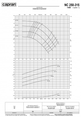 Одноступенчатые горизонтальные центробежные насосы Caprari NC 250-315 1450 Одноступенчатые горизонтальные центробежные насосы Caprari NC 250-315 1450