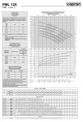 Горизонтальные многоступенчатые насосы высокого давления Caprari PMAL 125 1750 Горизонтальные многоступенчатые насосы высокого давления Caprari PMAL 125 1750