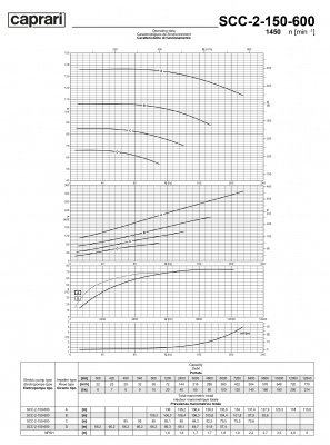 Горизонтальные насосы двустороннего входа Caprari SCC-2-150-600 1450 Горизонтальные насосы двустороннего входа Caprari SCC-2-150-600 1450