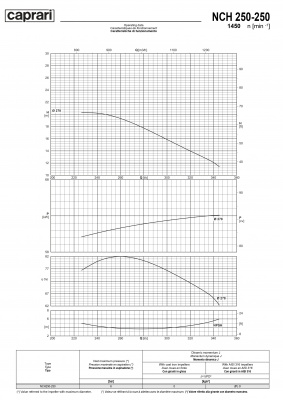 Одноступенчатые горизонтальные центробежные насосы Caprari NCH 250-250 1450 Одноступенчатые горизонтальные центробежные насосы Caprari NCH 250-250 1450
