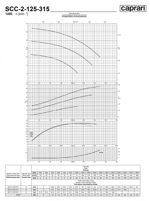 Горизонтальные насосы двустороннего входа Caprari SCC-2-125-315 1450 Горизонтальные насосы двустороннего входа Caprari SCC-2-125-315 1450