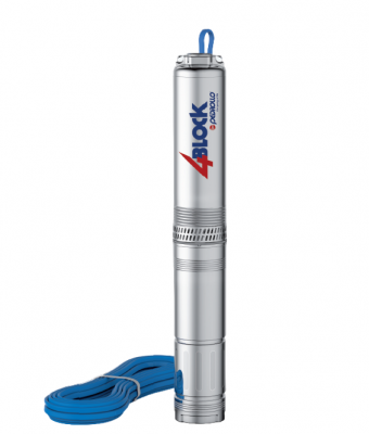 Скважинный 4-х дюймовый насос Pedrollo 4BLOCKm 2/20 с солнечными панелями питания Скважинный 4-х дюймовый насос Pedrollo 4BLOCKm 2/20 с солнечными панелями питания