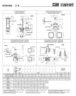 Погружные канализационные элктронасосы Caprari KCW100L Погружные канализационные элктронасосы Caprari KCW100L